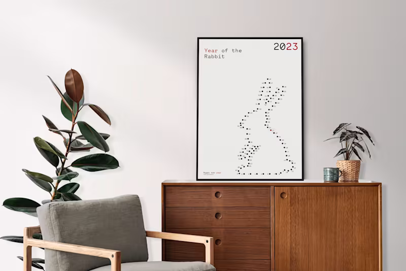 Cover image for Year of the rabbit Poster