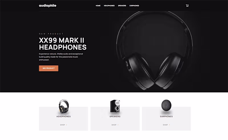 Cover image for Ecommerce Website. HTML, CSS, JavaScript