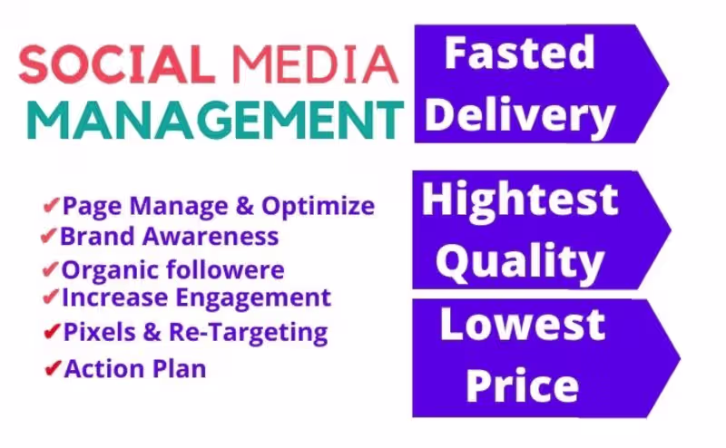 Cover image for Social Media Marketing manager