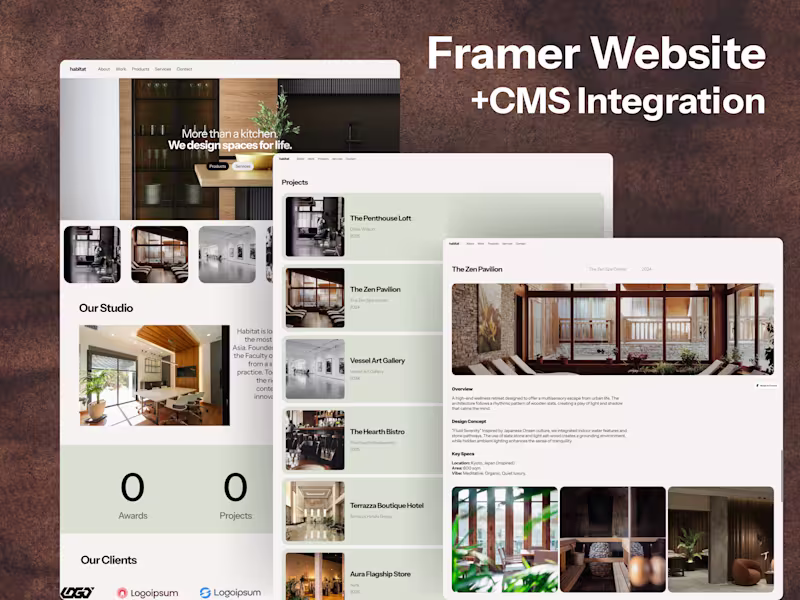Cover image for CMS-Powered Framer Website