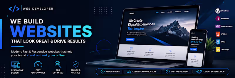 Cover image for Custom WordPress Website Design & Development