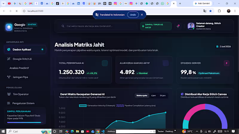 Cover image for Create an Interactive Google Stitch App Dashboard Today