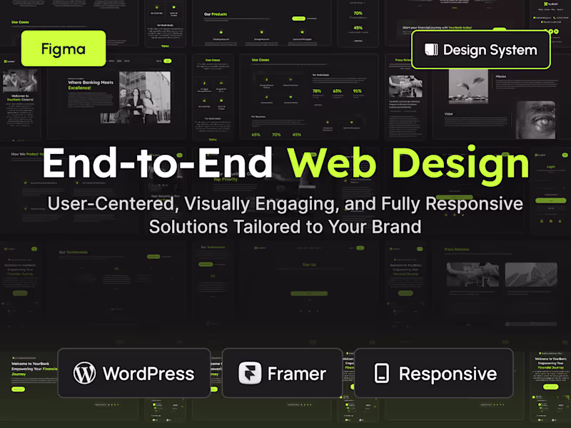 Cover image for Web Design & WordPress/Framer Development