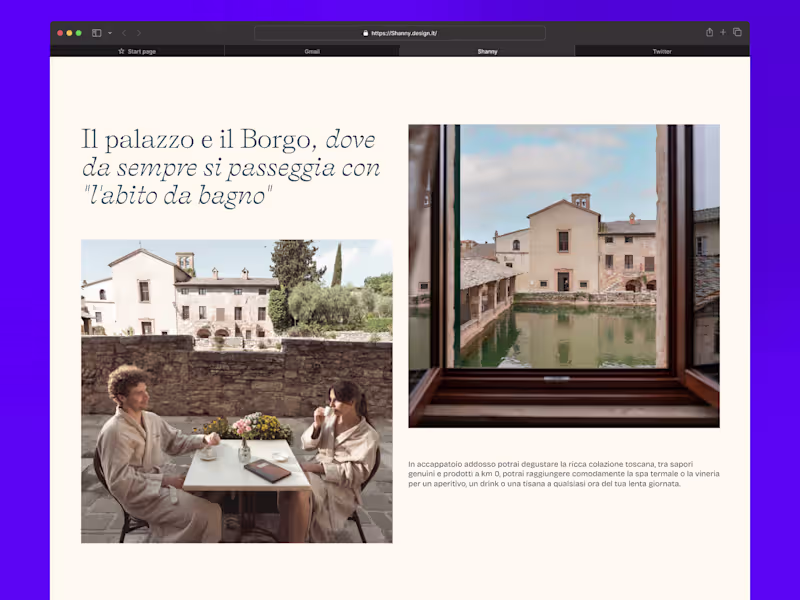 Cover image for Albergo le Terme | Webflow Build for a Tuscan Spa Resort