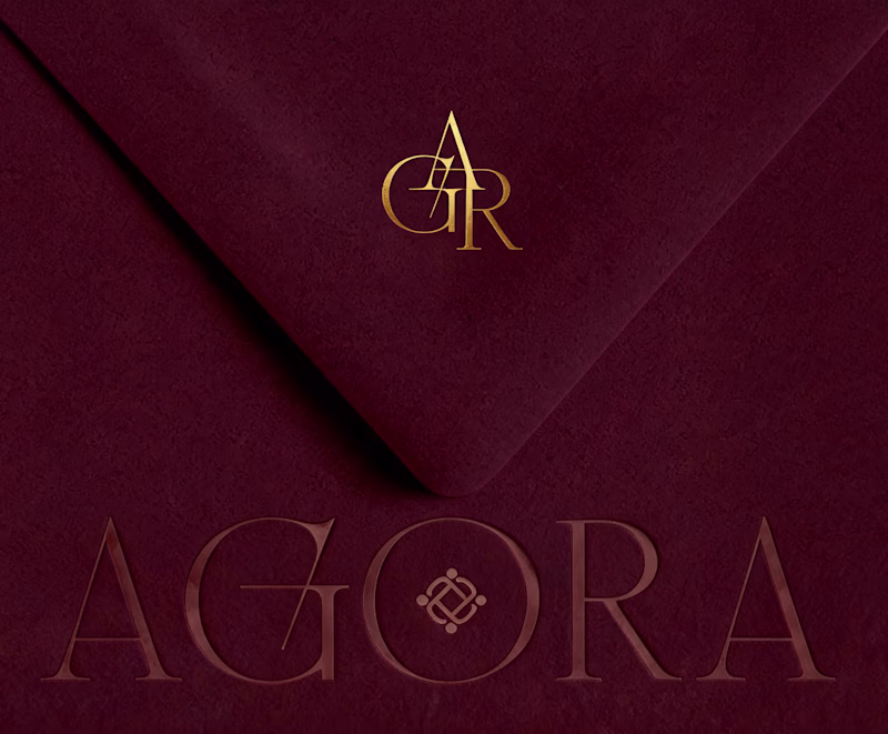 Cover image for Brand Identity for AGORA · Parisian Wine Bar
