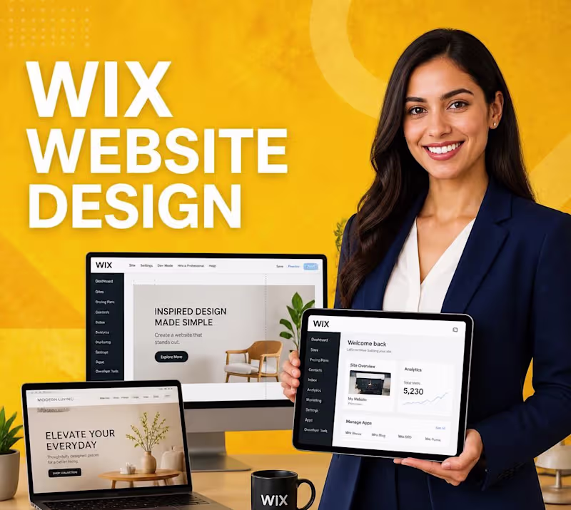 Cover image for Premium Wix Studio Website Design & Responsive Redesign