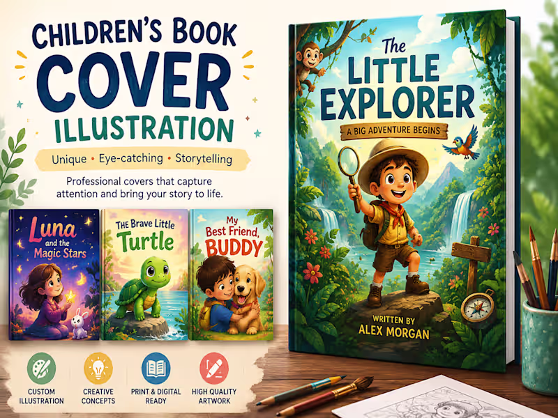 Cover image for Children's Book Cover Illustration