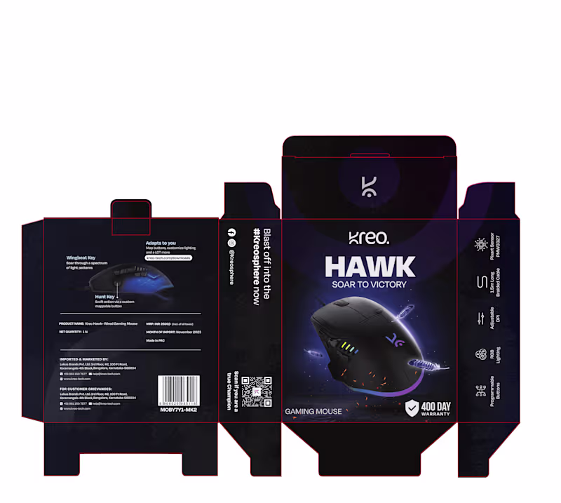 Cover image for KREO HAWK - Packaging Redesign Project