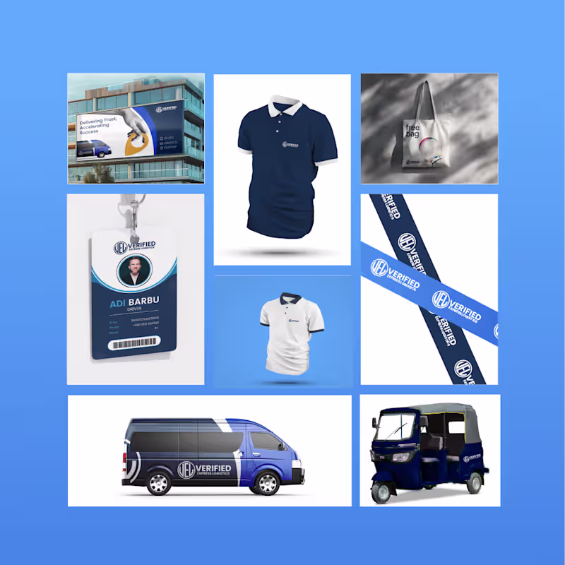 Cover image for Verified Express Logistics Brand Identity Design