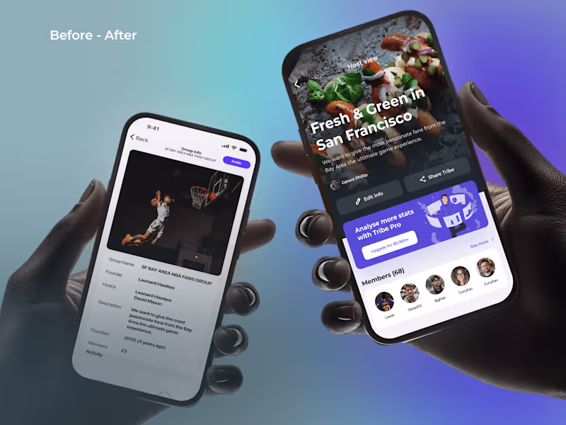 Cover image for How I Redesigned the Lyft's Co-Founder new Startup: Tribe Chat