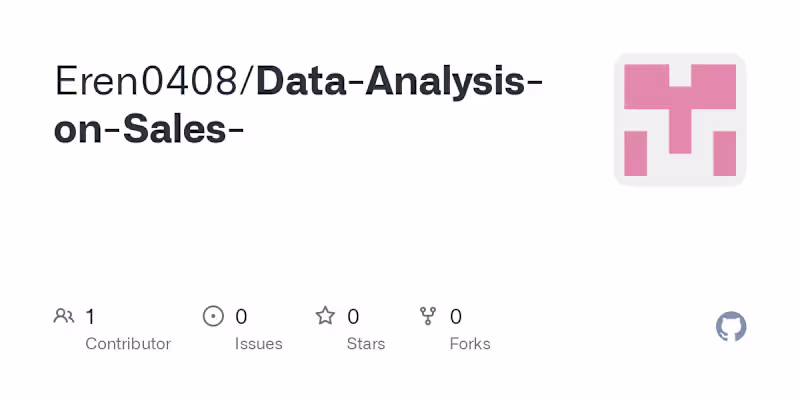 Cover image for DATA ANALYSIS ON SALES