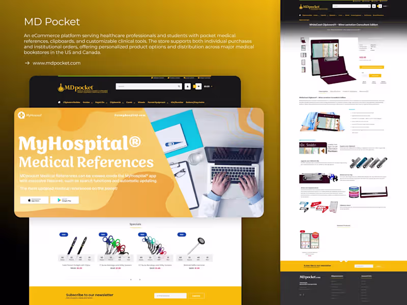 Cover image for MDPocket-Healthcare e-commerce platform