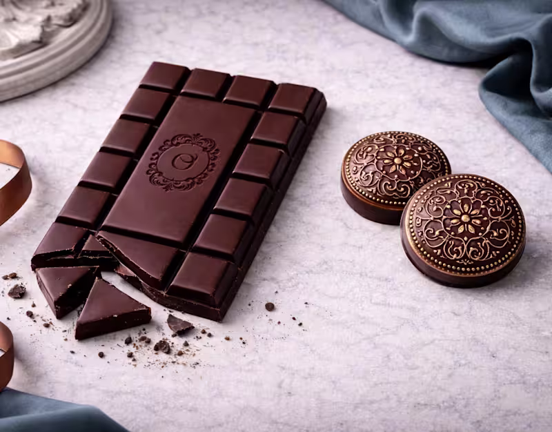 Cover image for Luxury Chocolate Brand Identity | Brand Book
