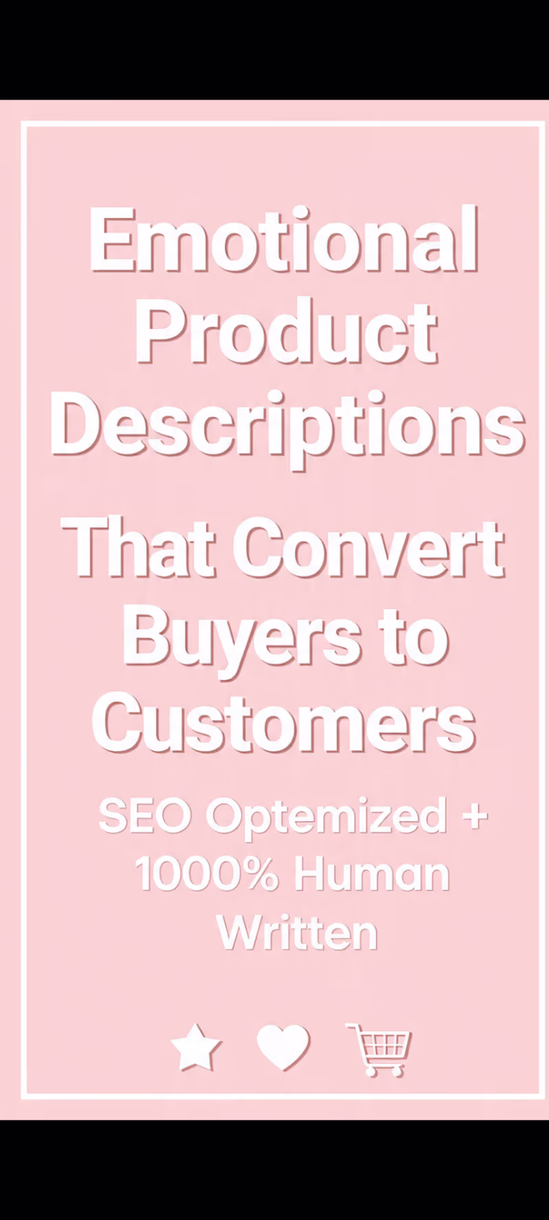 Cover image for I will write emotional product descriptions for Shopify & Amazon