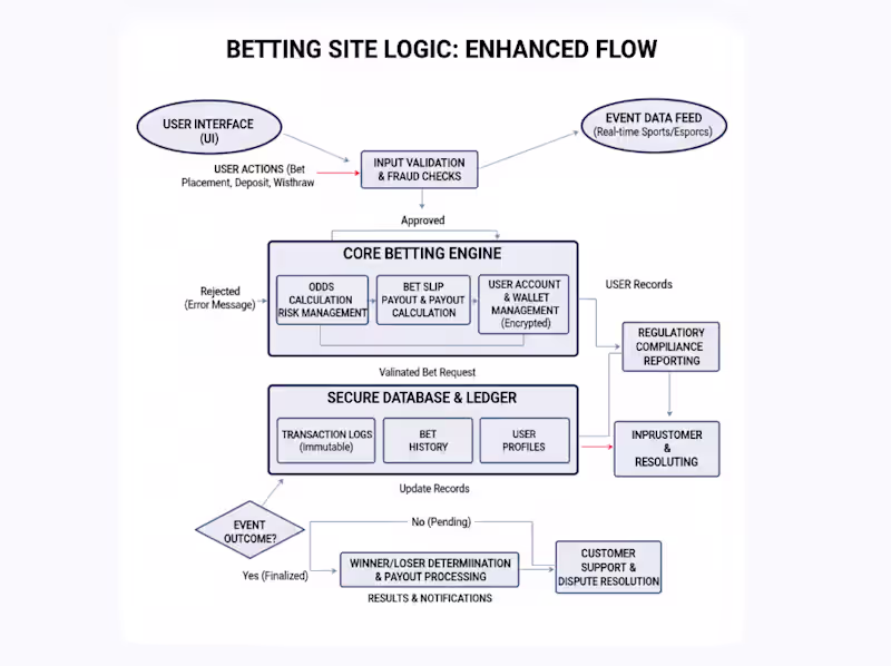 Cover image for Secure Betting Platform Logic Design