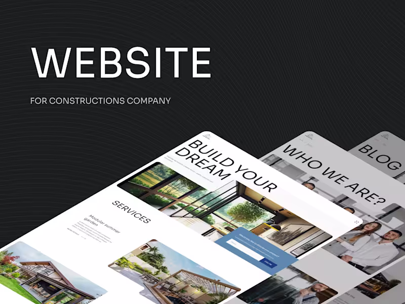 Cover image for Construction website