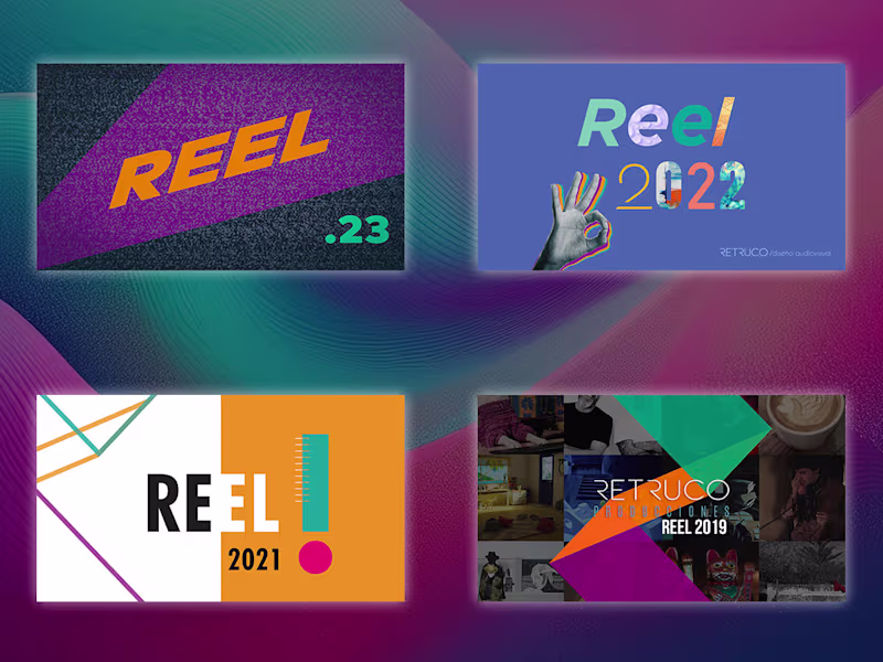 Cover image for Retruco Showreels / Editing