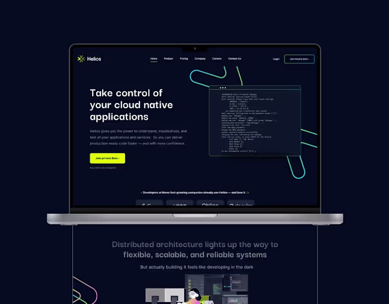 Cover image for Helios - Branding / UI design