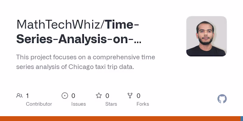 Cover image for Time Series Analysis on Chicago Taxi Trips