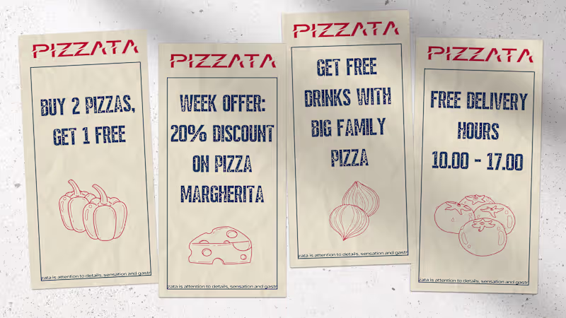 Cover image for Pizzata • Visual Identity and Content Strategy