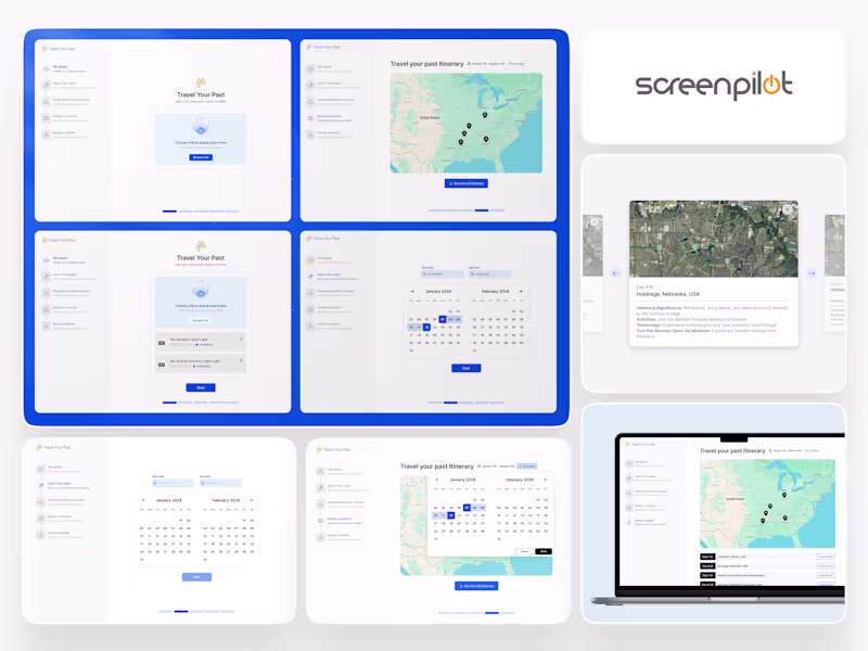 Cover image for AI-based Travel Web-App | Shadcn UI Product Design + Prototype