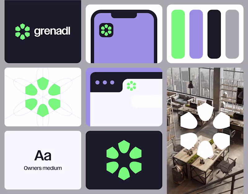 Cover image for grenadl logo and branding