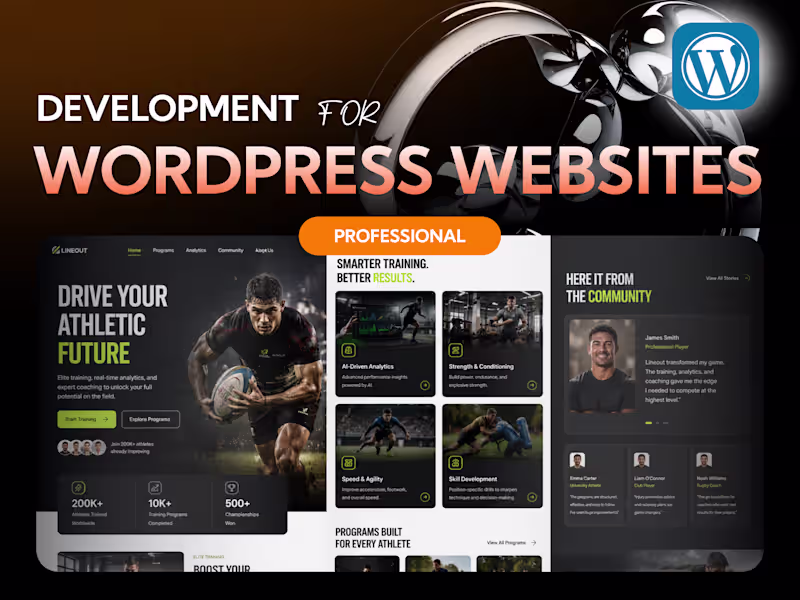 Cover image for Custom WordPress Website Design & Development