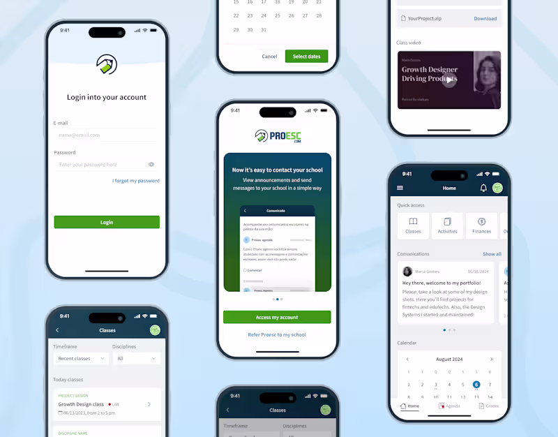Cover image for Design of an app for students