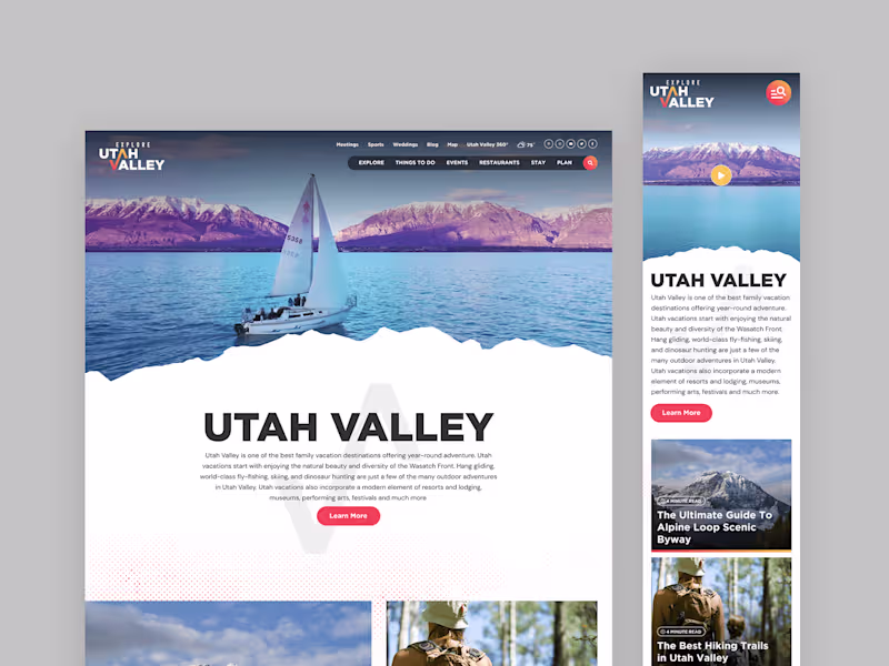 Cover image for Website Redesign, Responsive design