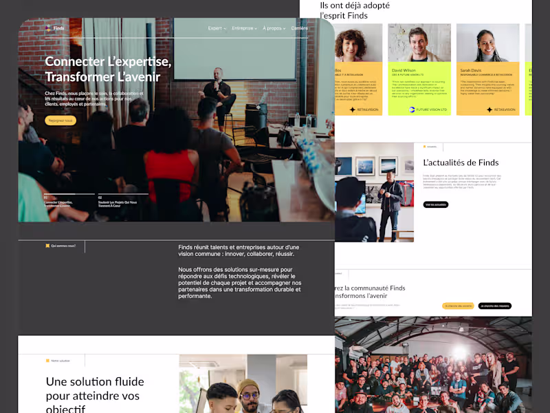 Cover image for Finds - UX-UI Design | Webflow | GSAP