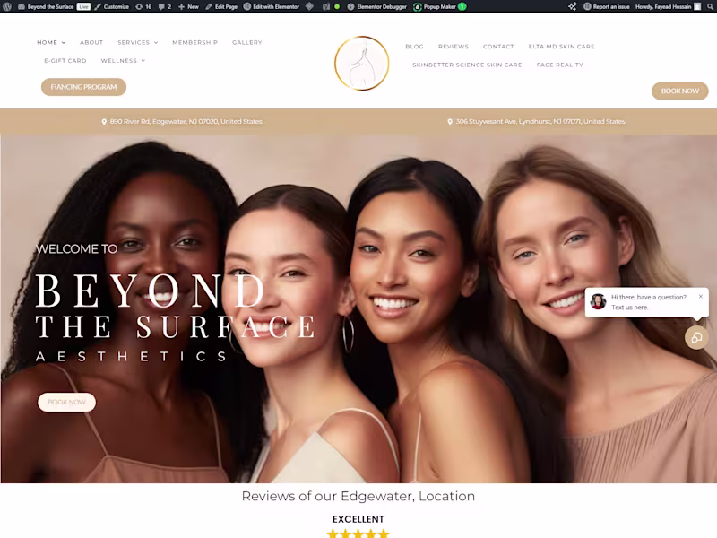 Cover image for I worked on the website