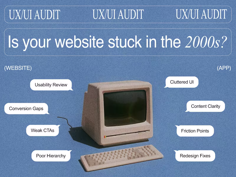 Cover image for Your Product Called. It Needs a UX/UI Audit.