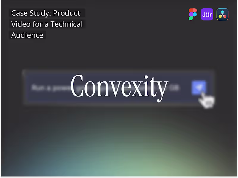 Cover image for Convexity - Product Launch Video