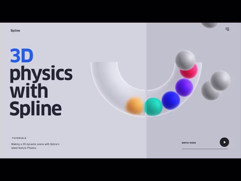 Cover image for 3D website using Spline and Webflow