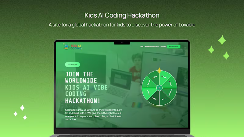 Cover image for Global Hackathon for Kids with Lovable