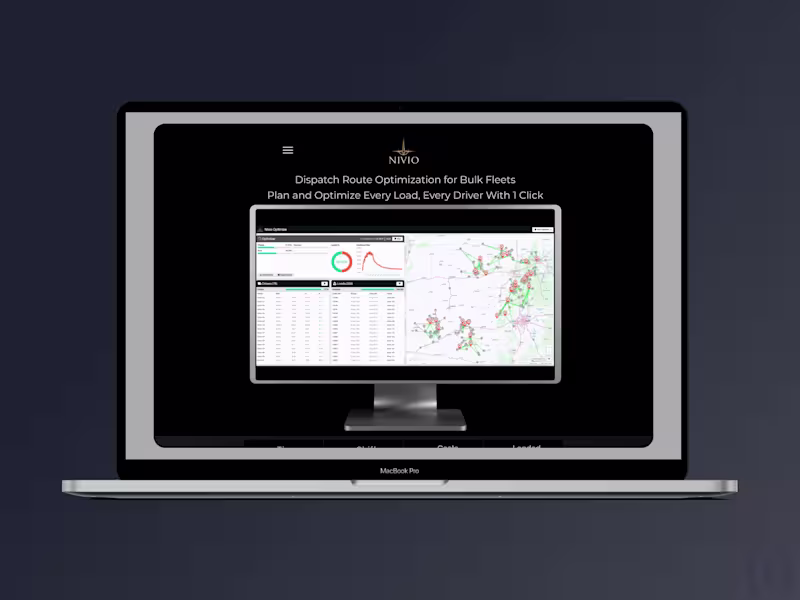 Cover image for Nivio Optimize Route Planning Tool Development
