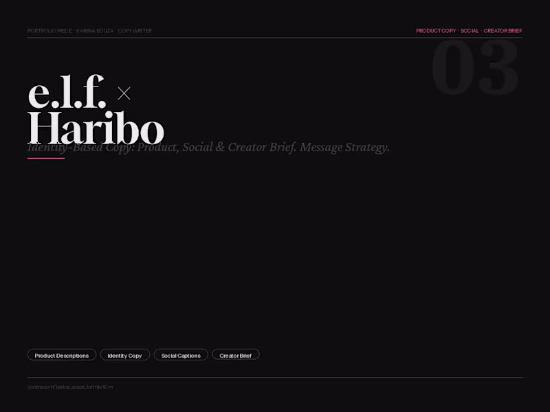 Cover image for e.l.f. × Haribo -Campaign Copy
