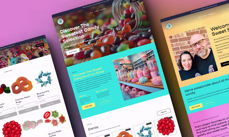 Cover image for Sweet Shop HV - eCommerce Website