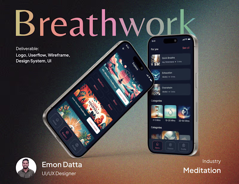 Cover image for Meditation and Mindfulness App