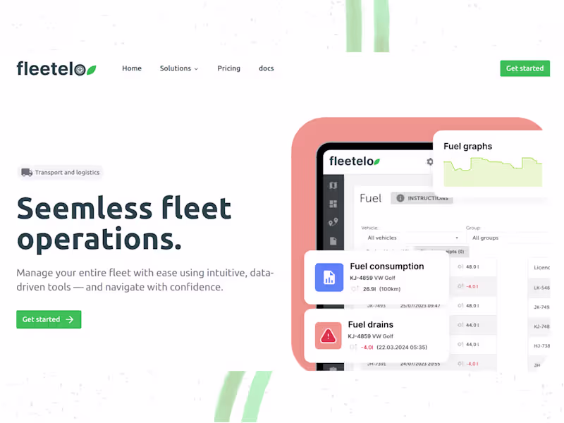 Cover image for Fleetelo App Development for Logistics Efficiency