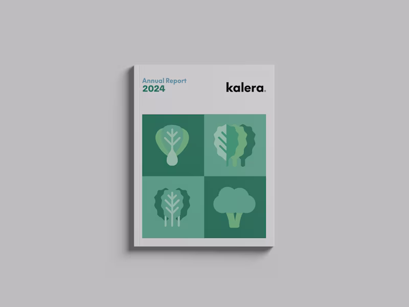 Cover image for Kalera Annual Report Design