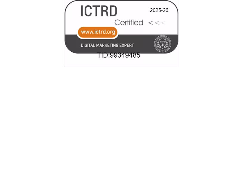 Cover image for Boost Your Business with an ICTRD Certified Marketing Expert