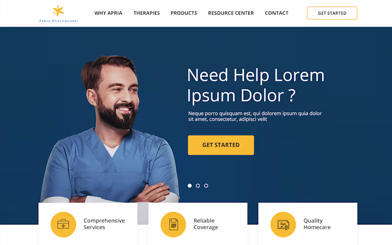 Cover image for Healthcare redesign e-commerce platform