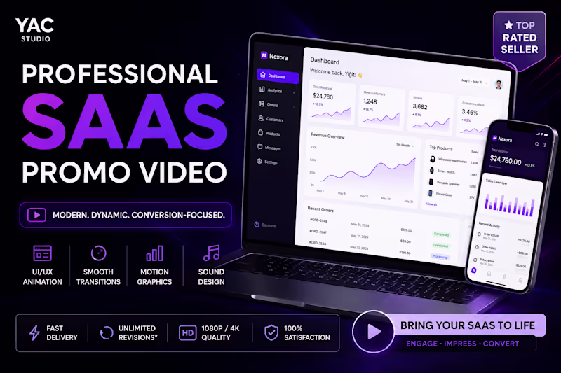 Cover image for Saas Promotiona Video