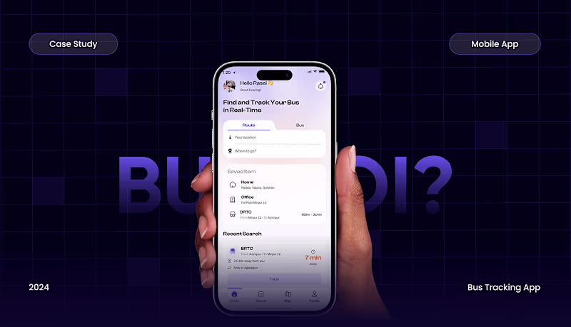 Cover image for BusKoi : Local Transport Tracking App (MVP) Case Study