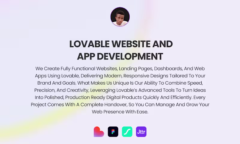 Cover image for Lovable Website and App Development