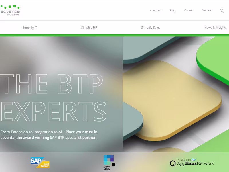 Cover image for Frontend Developer @Sovanta