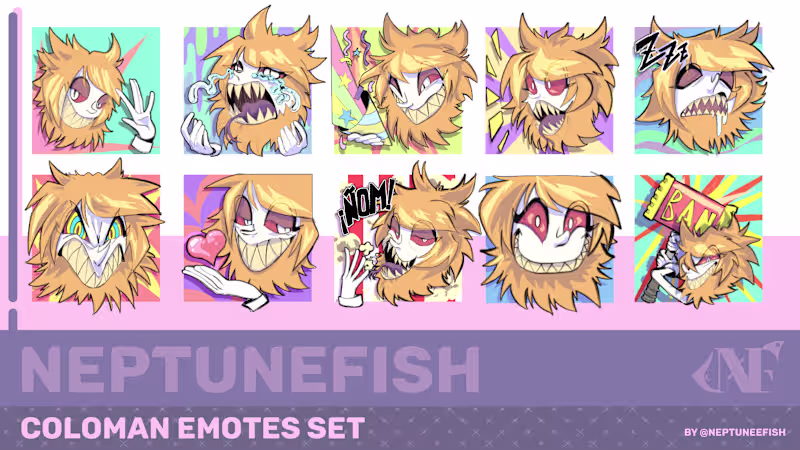 Cover image for Coloman Emotes Set — Twitch Channel Emotes