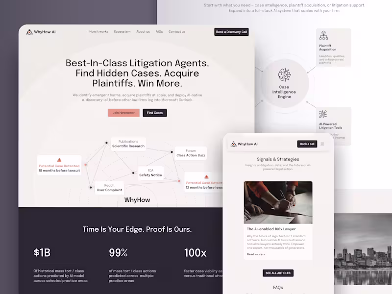 Cover image for Conversion-Focused Website Design for WhyHow