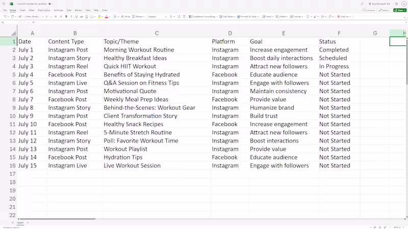 Cover image for Strategic Content Calendar for Social Media Influencers